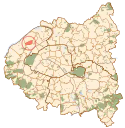 پاریس and inner ring départements