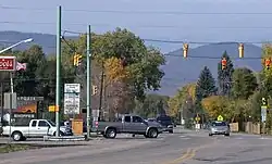 Laporte, looking westward along the main highway