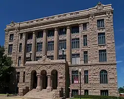 The Lamar County Courthouse in Paris, Texas