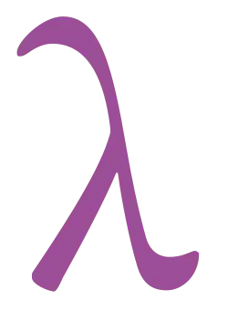 The Greek symbol lambdaحرف