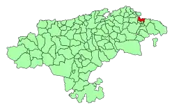 موقعیت لاردو (کانتابریا) در نقشه