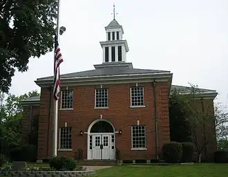 LaRue County courthouse in Hodgenville, Kentucky