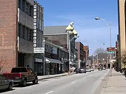 Looking down Main Street