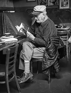 Lawrence Ferlinghetti at City Lights in 2007