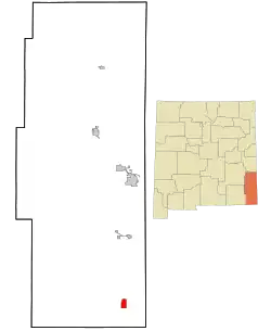 Location of Jal, New Mexico