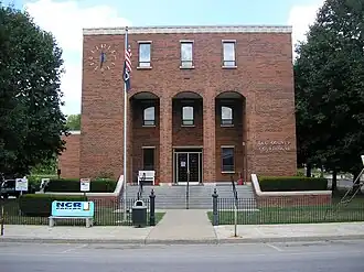 Lee County courthouse in Beattyville, Kentucky