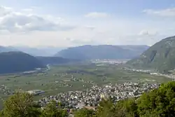 Panorama of Laives.