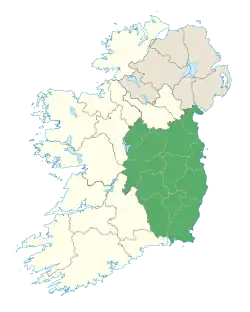 موقعیت Leinster
