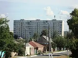 Skyline of Vovchansk