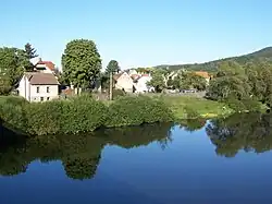 Lety over Berounka river