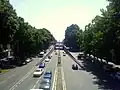 خیابان آزادی از شمال به جنوب