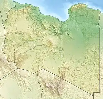 کوهستان نفوسه در لیبی واقع شده