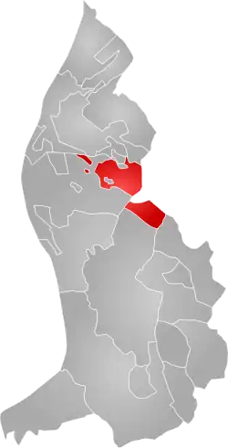 Eschen and its exclaves in Liechtenstein