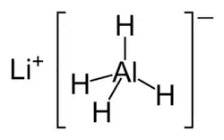 Wireframe model of lithium aluminium hydride