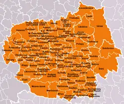 Municipalities of Litoměřice District