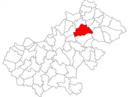 Location of Livada, Satu Mare