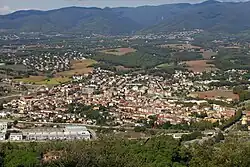 View of the spanish village
