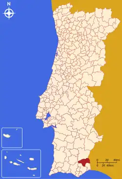 Location in Portugal