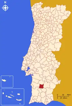 Location in Portugal