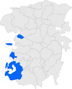 Map showing location within Berguedà
