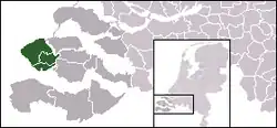 موقعیت جزیره والچرن