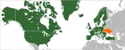نقشهٔ مکان‌نمای NATO و Ukraine