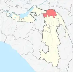 Location of Shovgenovsky District in the Republic of Adygea
