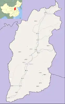جینچن در شانشی واقع شده