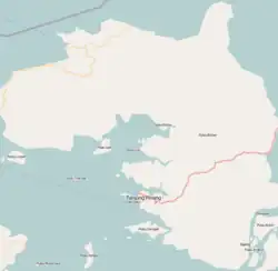 Location in جزیره بینتان.