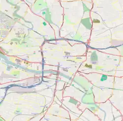 کلیسای جامع گلاسگو در Central Glasgow واقع شده