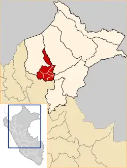موقعیت Alto Amazonas در منطقهٔ منطقه لورتو