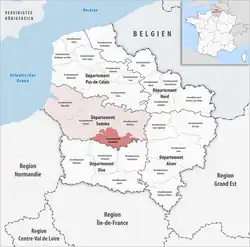 موقعیت بخش مونت‌دیدیه در نقشه