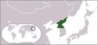 نقشه کره شمالی
