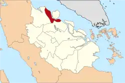 Location of Dumai in Indonesia
