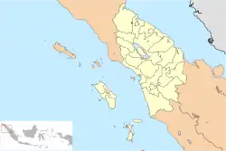 Location of Binjai in Indonesia