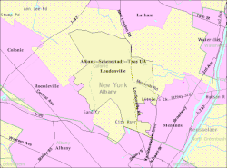 Loudonville حوزه سرشماری (CDP) in 1990