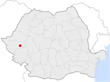 Location of Lugoj
