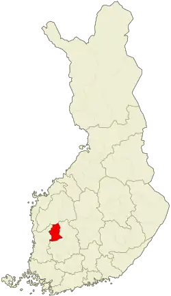 موقعیت شمال غرب پیرکانما
North Western Pirkanmaa