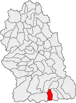 Location of Lupeni