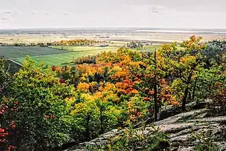 Pontiac as seen from the Gatineau Hills.