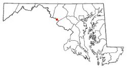 موقعیت Point of Rocks, Maryland