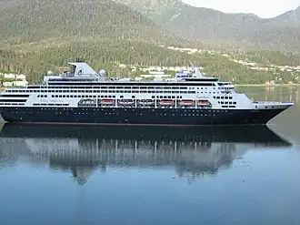 MS Veendam near Juneau, Alaska