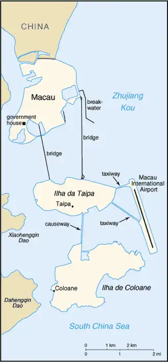 موقعیت Macau