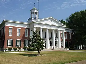 Noxubee County courthouse in Macon, Mississippi