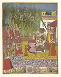 Maharaja Bijay Singh in His Harem, ca. 1770