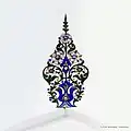 نقاشی روی سقف طبقه زیرزمین