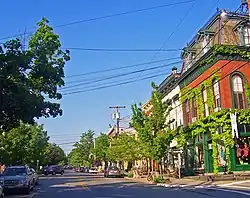 Cold Spring's Main Street, part of the federally recognized بافت تاریخی in the village