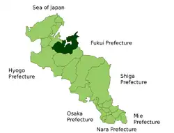 موقعیت Maizuru در استان کیوتو