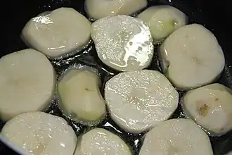 استفاده از سیبزمینی به عنوان تهدیگ در پخت برنج به سبک چلو