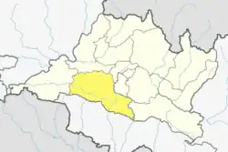 موقعیت ناحیه مکوان‌پور در نقشه